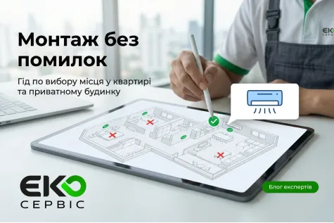 Де краще встановити кондиціонер у квартирі, приватному будинку