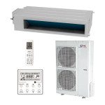 Канальний кондиціонер Cooper&Hunter R32 INVERTER CH-IDH160PRK/CH-IU160RM (з дренажним насосом)
