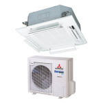 Касетний 4-потоковий кондиціонер Mitsubishi Heavy Hyper Inverter FDT71VH/FDC71VNX-W